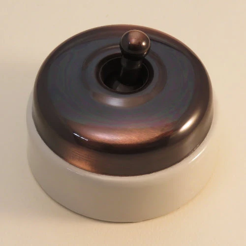 Classic 30 Series 10a Toggle Switch With Smooth Shallow Cover And Porcelain Base - Image 13