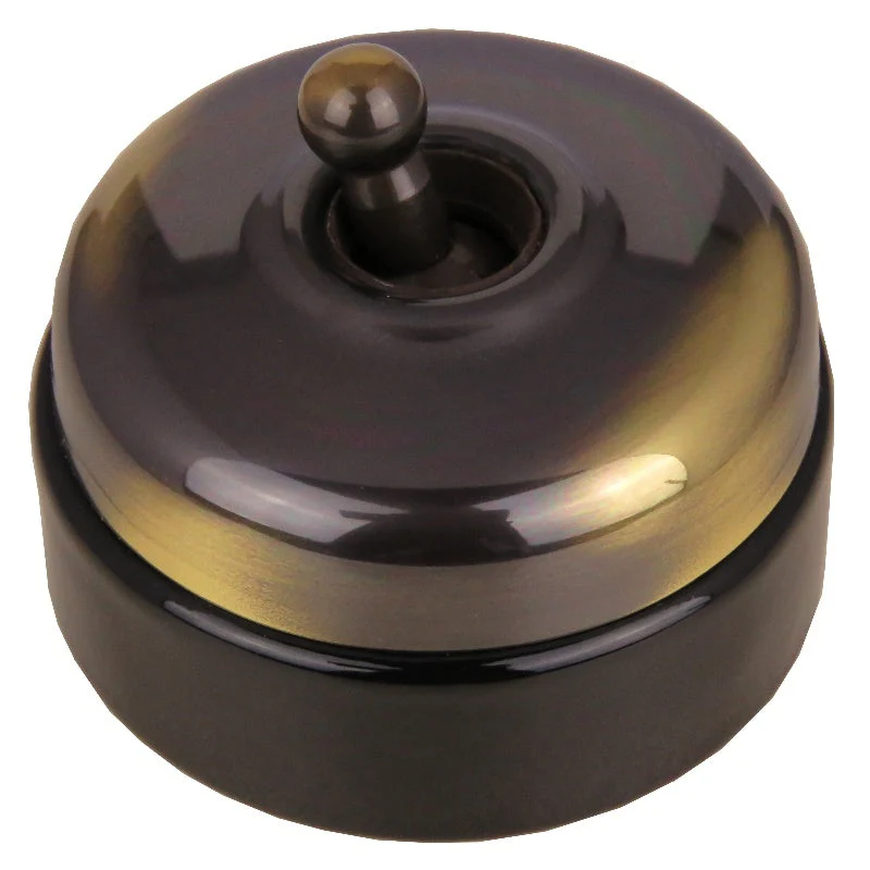 Classic 30 Series 10a Toggle Switch With Smooth Shallow Cover And Porcelain Base - Image 8