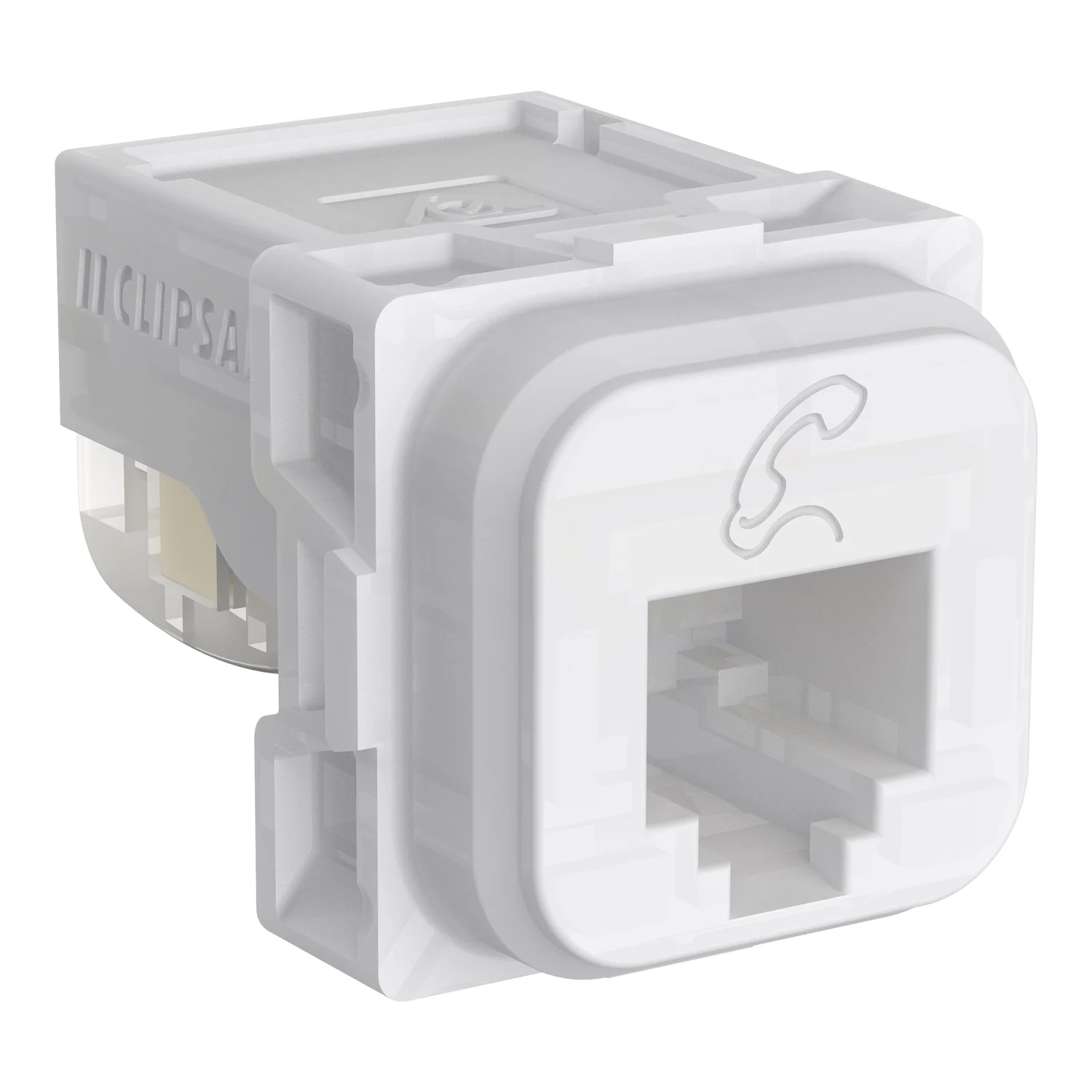 Clipsal 40 Series Actassi RJ12 Telephone Mechanism, Available in 3 Colours
