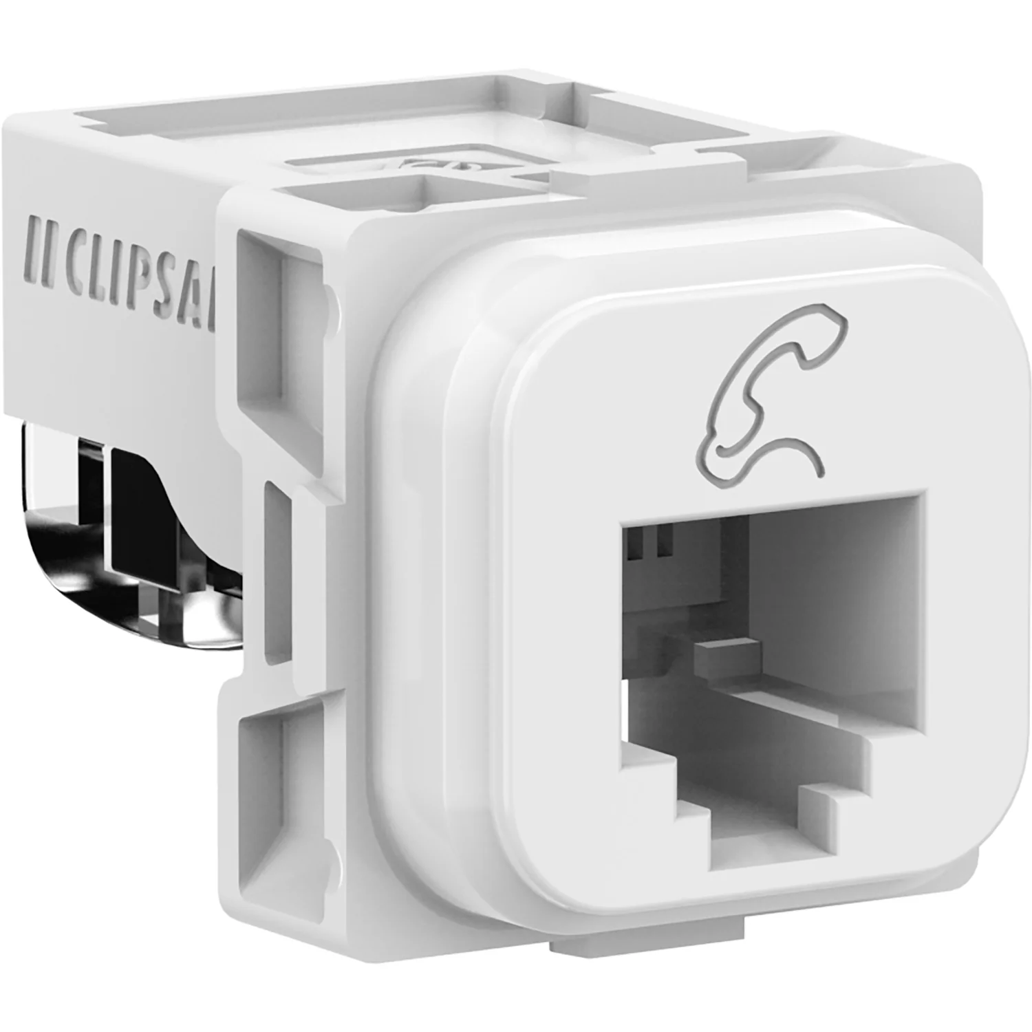 Clipsal 40 Series Actassi RJ12 Telephone Mechanism, Available in 3 Colours - Image 2