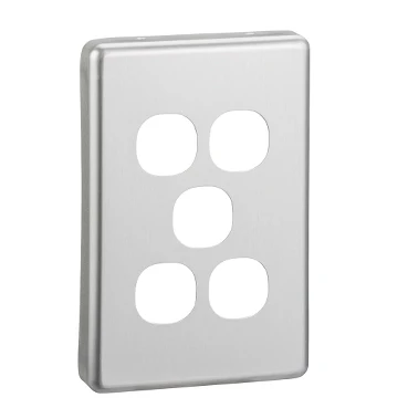 Clipsal C2000 5 Gang Switch Cover Plate Only 3 Finishes - Image 3