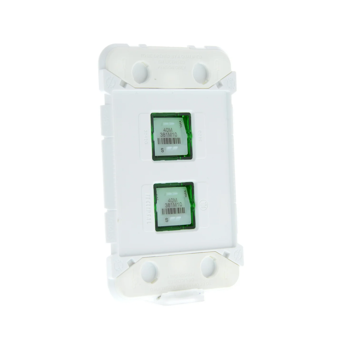 Clipsal Iconic 2 Gang Complete Switch Without Cover Plate