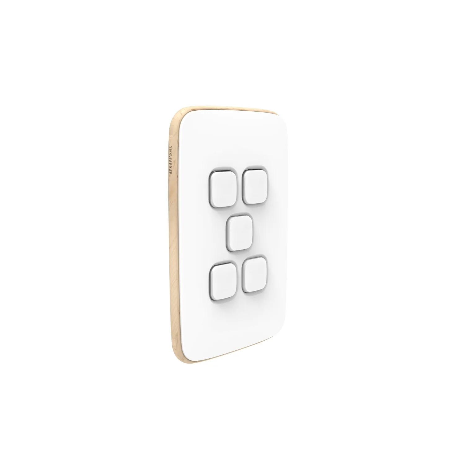 Clipsal Iconic Essence 5 Gang Cover Plate Only, Available in 2 Colours