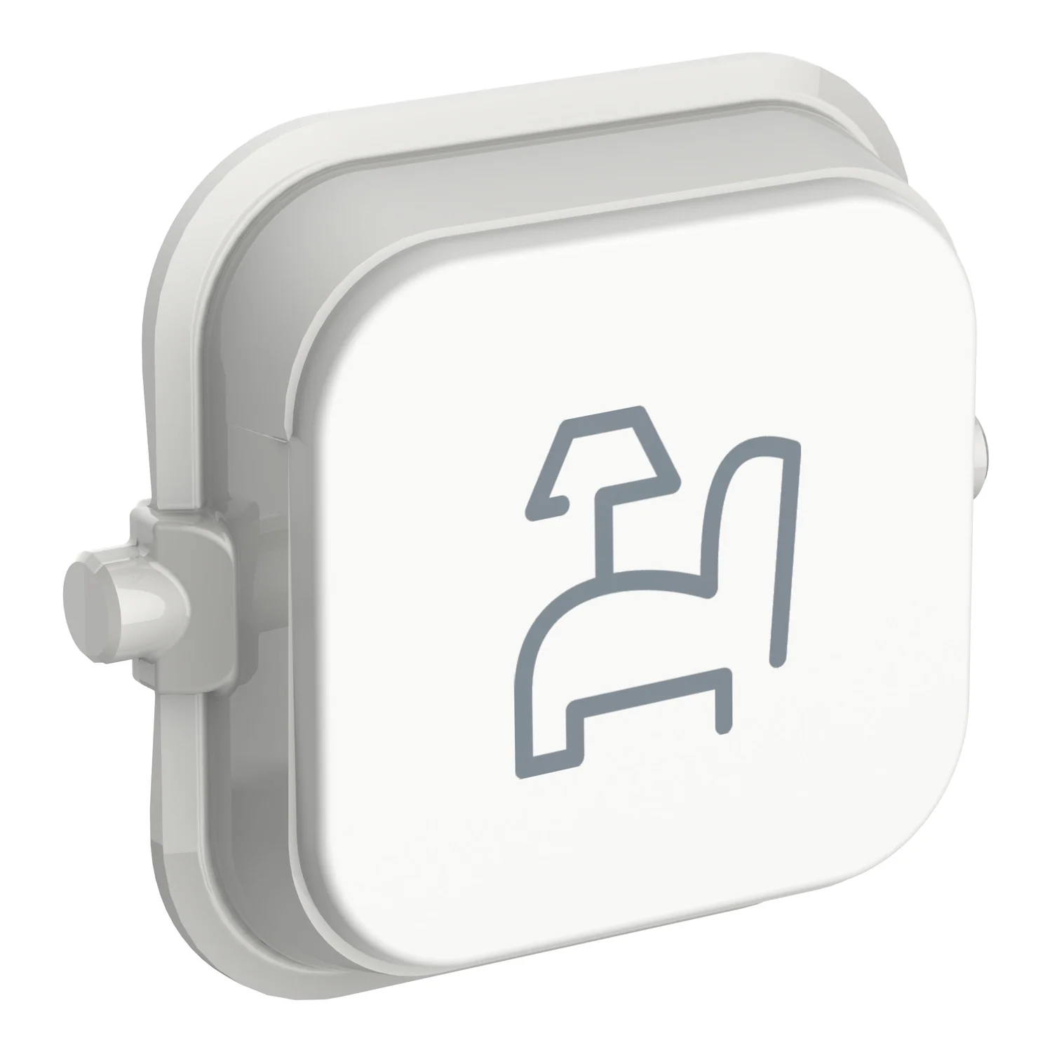Clipsal Iconic Vivid White Pictogram Rocker Cover, Available in 16 Styles - Image 6