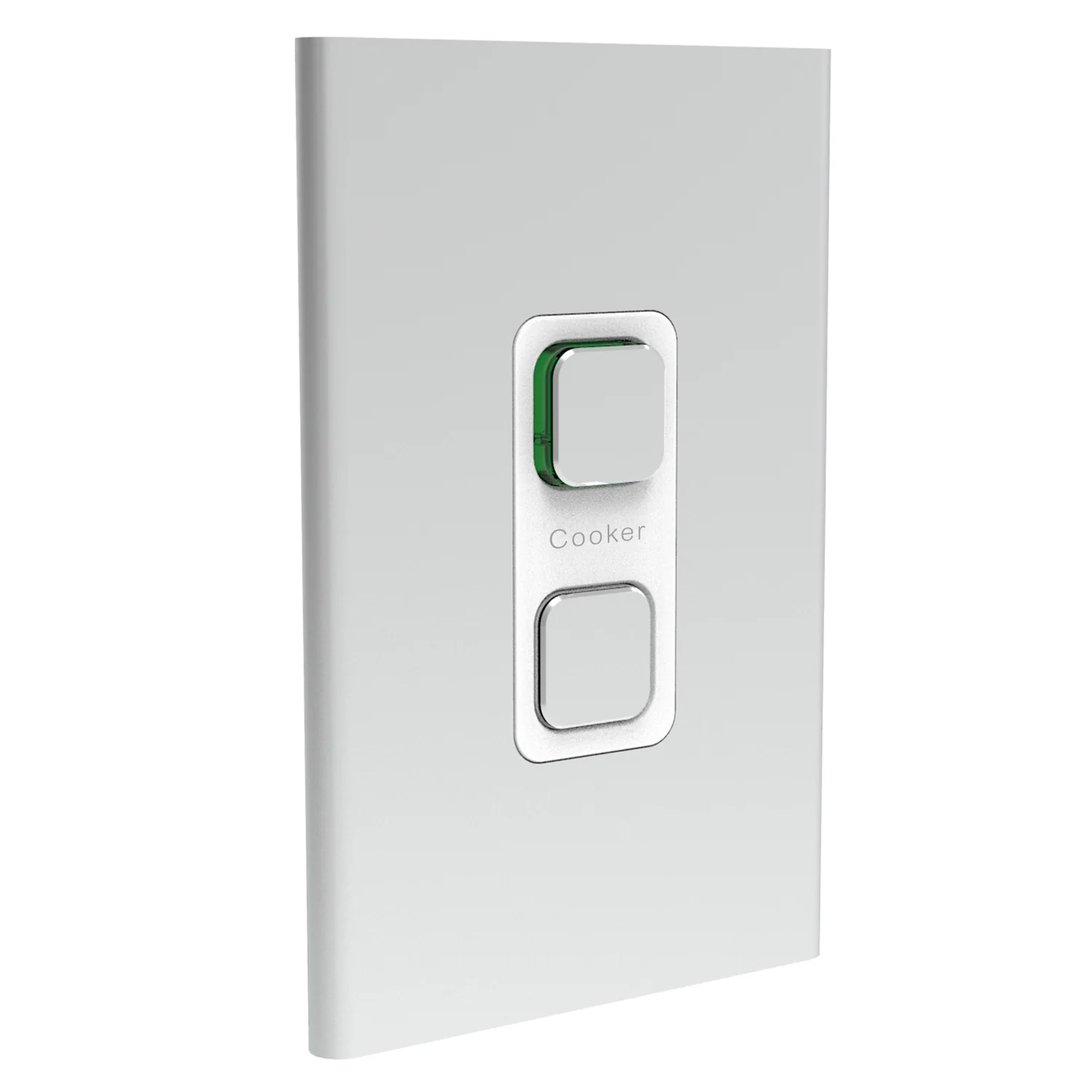 Clipsal Iconic Styl 45a Cooker Switch Cover Plate Only, Available in 3 Colours - Image 3
