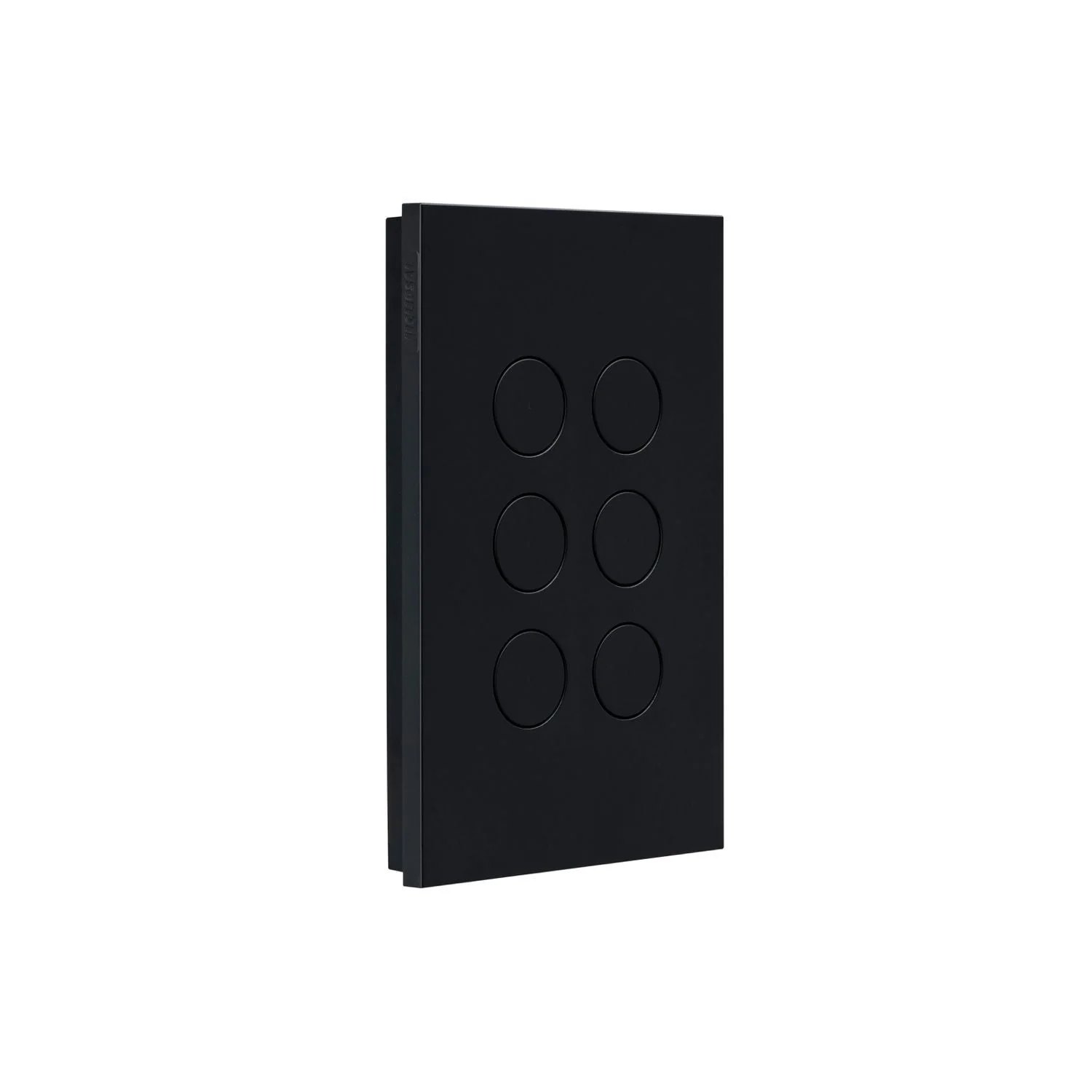 Clipsal Saturn Zen 6 Gang Grid & Plate Assembly, Matt Black