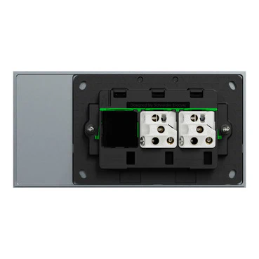 Clipsal Solis T 2 Gang Toggle Switch Platinum - Image 4