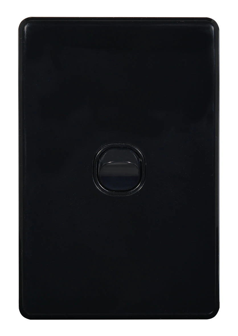 Flat Cat Slimline 1 Gang Complete Switch, Available in 4 Colours - Image 2