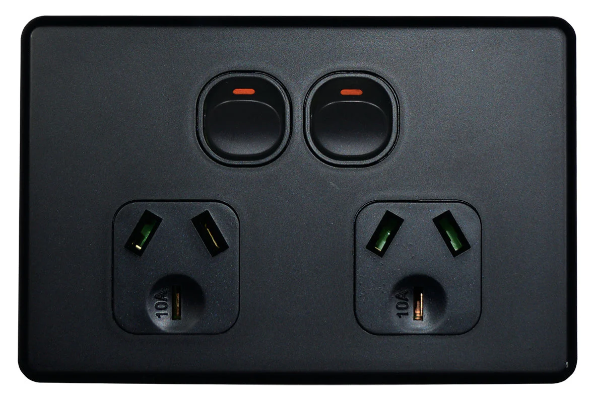 Flat Cat Slimline Double Powerpoint 10a, Available in 4 Colours - Image 2