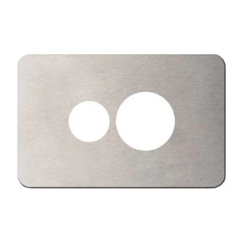 Hager Silhouette Single Powerpoint Cover Plate Only, Available in 5 Colours