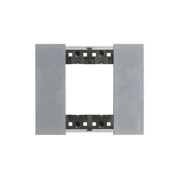 Legrand Bticino Living Now 2 Module Frame Metal Cover Plate, Available in 4 Colours - Image 2