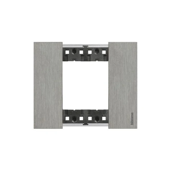 Legrand Bticino Living Now 2 Module Frame Metal Cover Plate, Available in 4 Colours - Image 3