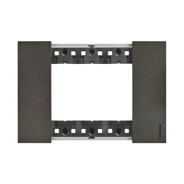 Legrand Bticino Living Now 3 Module Frame Metal Cover Plate, Available in 4 Colours - Image 2