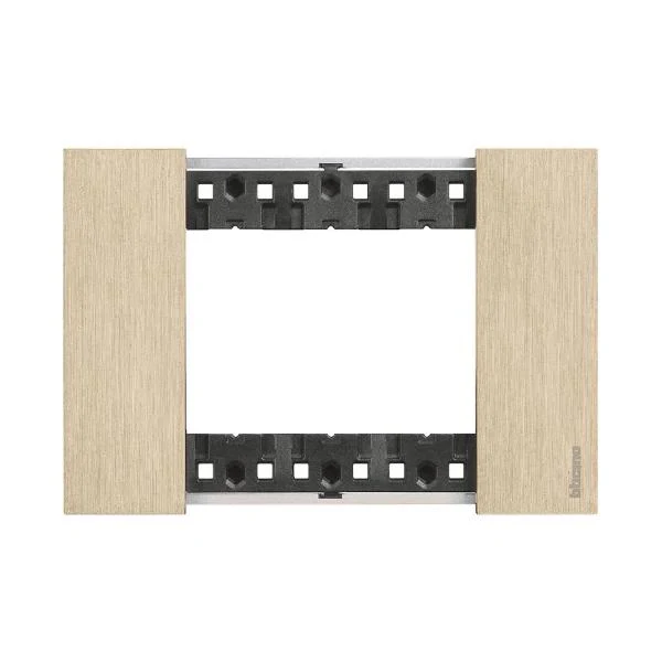 Legrand Bticino Living Now 3 Module Frame Metal Cover Plate, Available in 4 Colours - Image 4