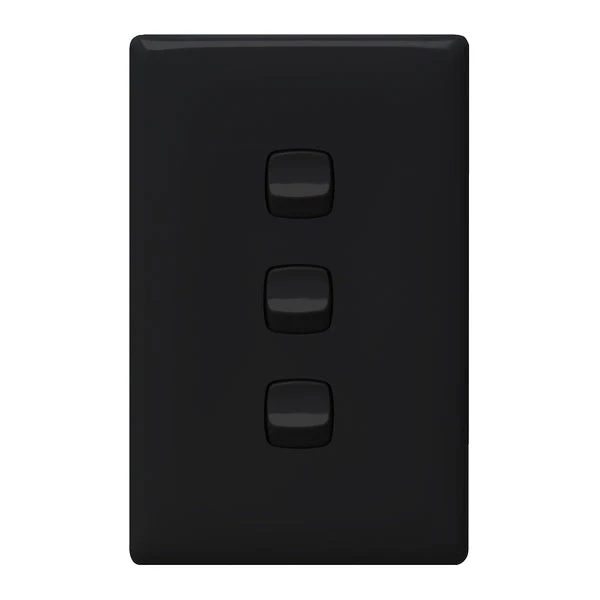HPM Linea 3 Gang Flush Switch - Image 2