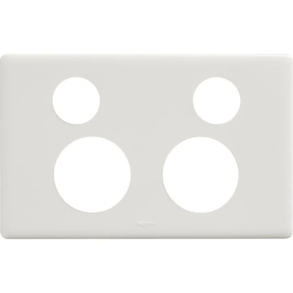 Legrand Excel Life Double Powerpoint Cover Plate Only, Available in 4 Colours