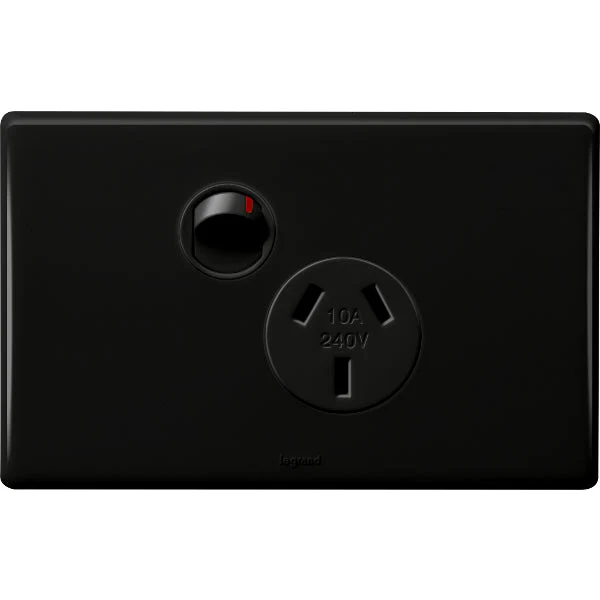 Legrand Excel Life Single Powerpoint 15a, Available in 3 Colours