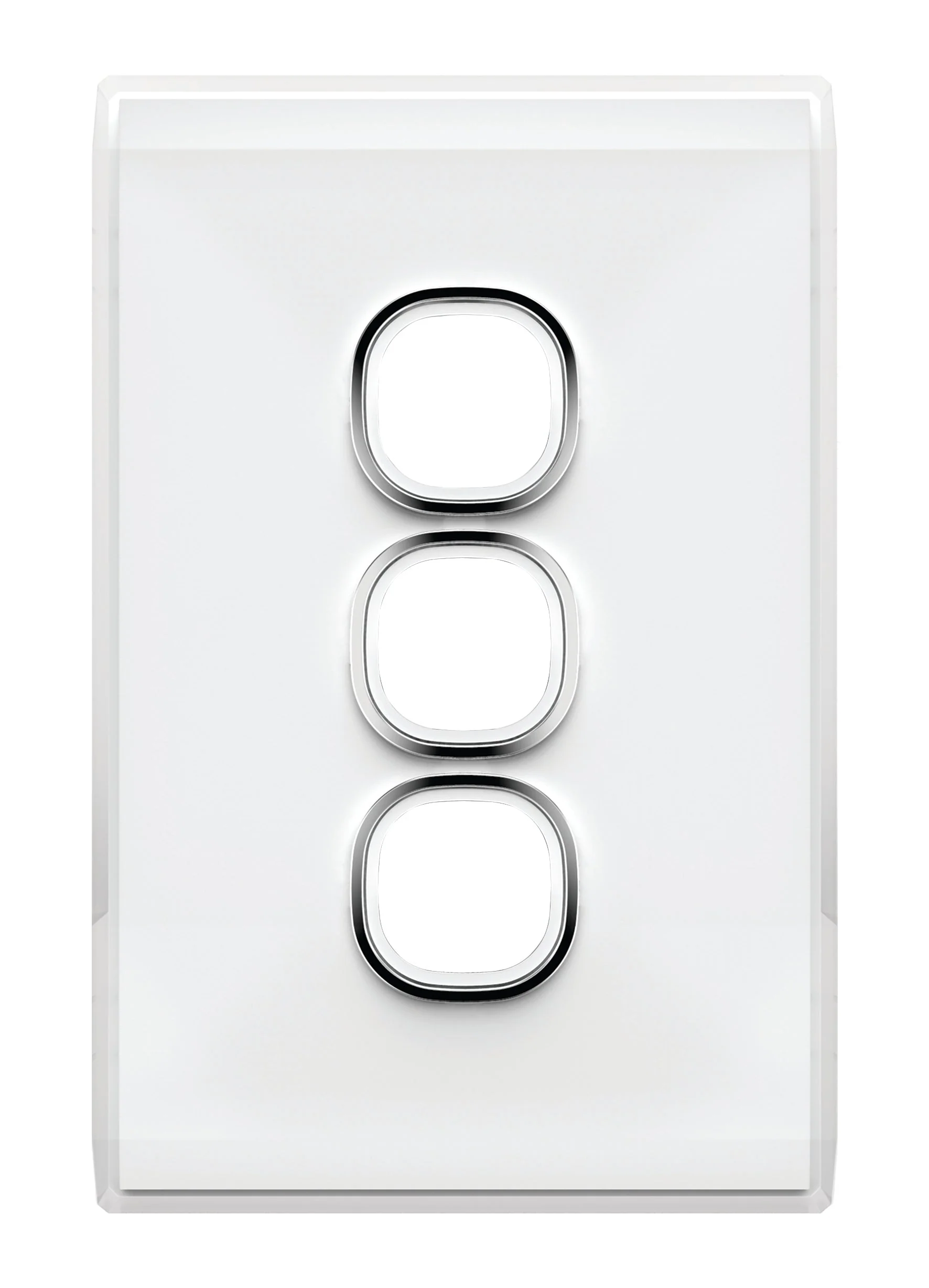 Snow Leopard 3 Gang Grid & Plate, Available in 2 Colours - Image 2