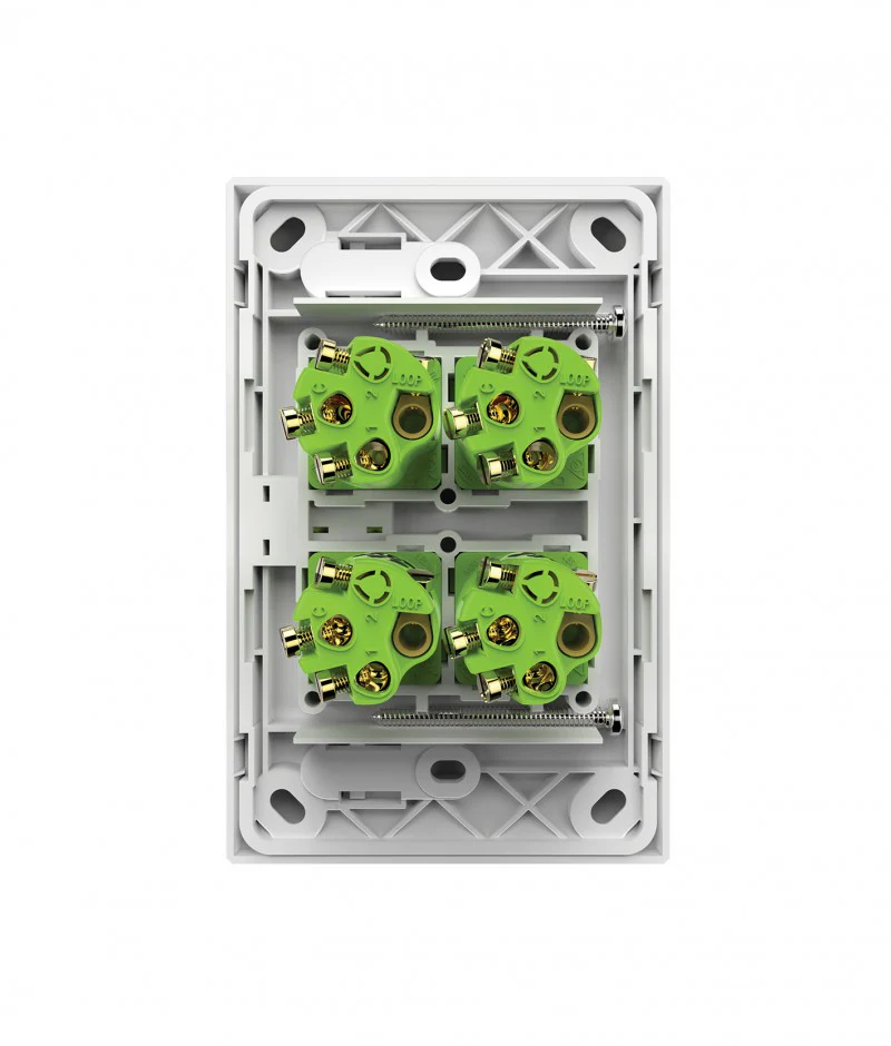 Snow Leopard 4 Gang Vertical Switch, Available in 4 Colours - Image 4