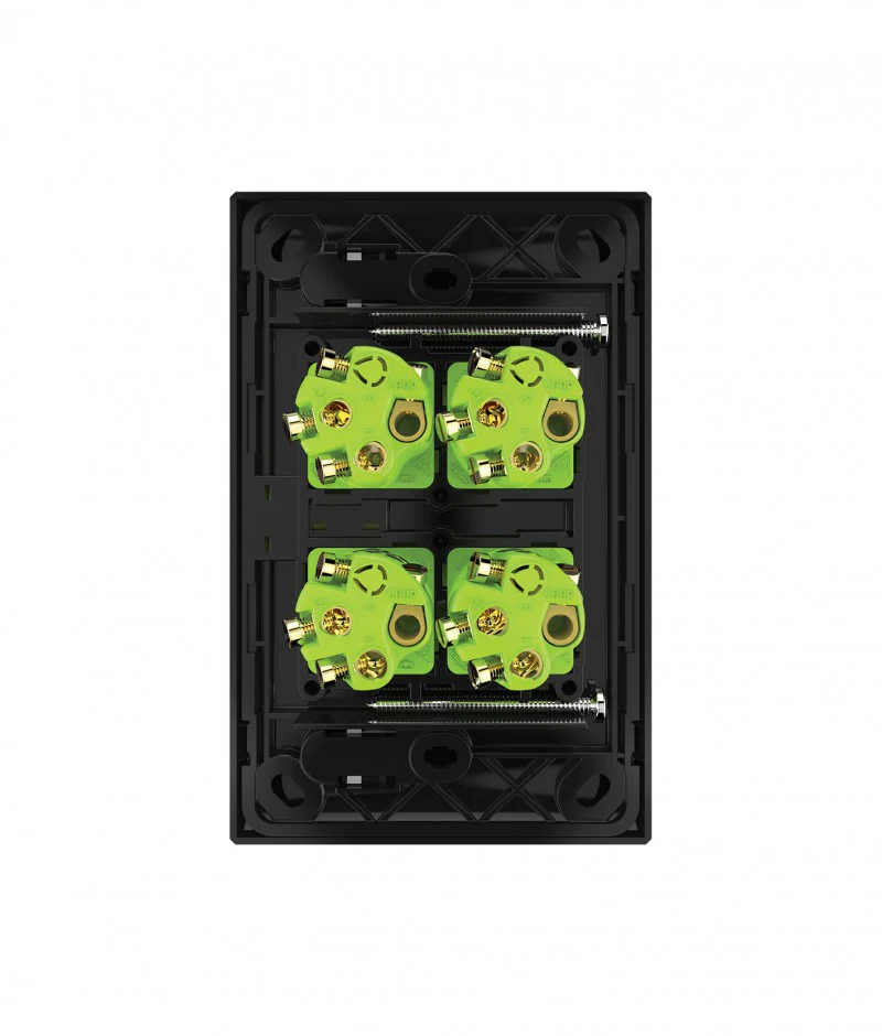 Snow Leopard 4 Gang Vertical Switch, Available in 4 Colours - Image 7