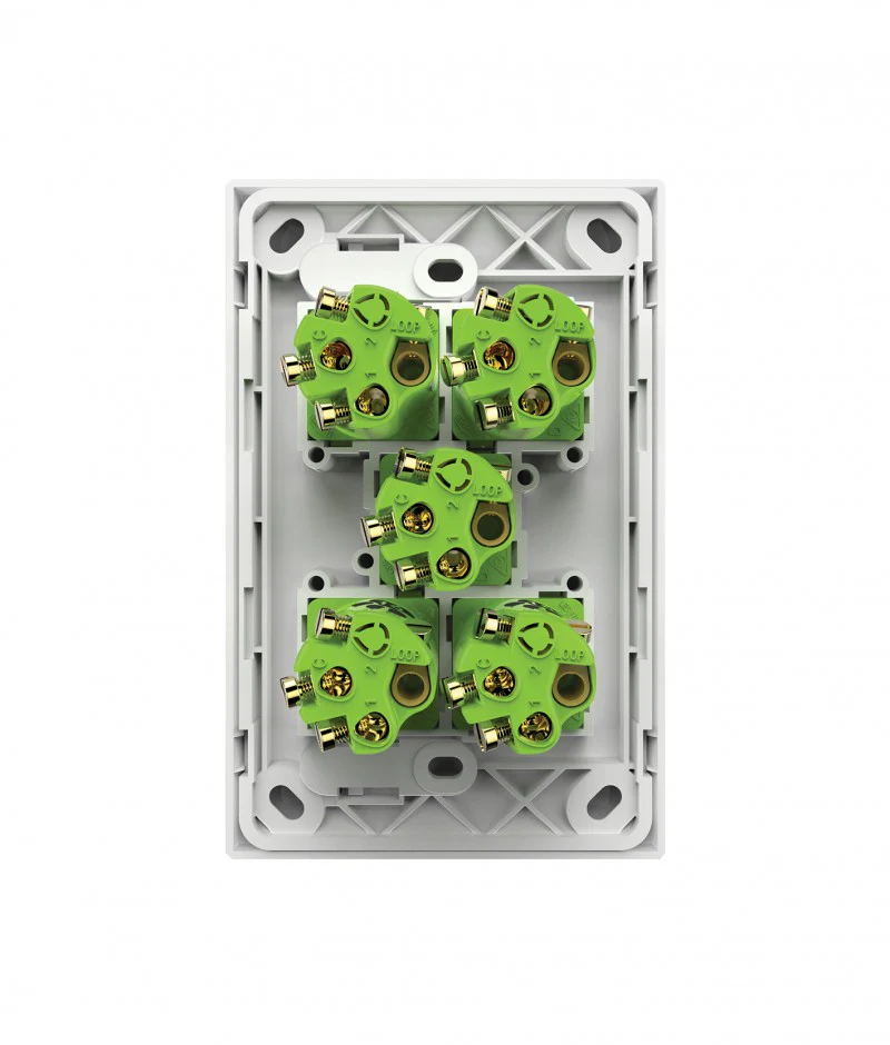 Snow Leopard 5 Gang Vertical Switch, Available in 4 Colours - Image 6