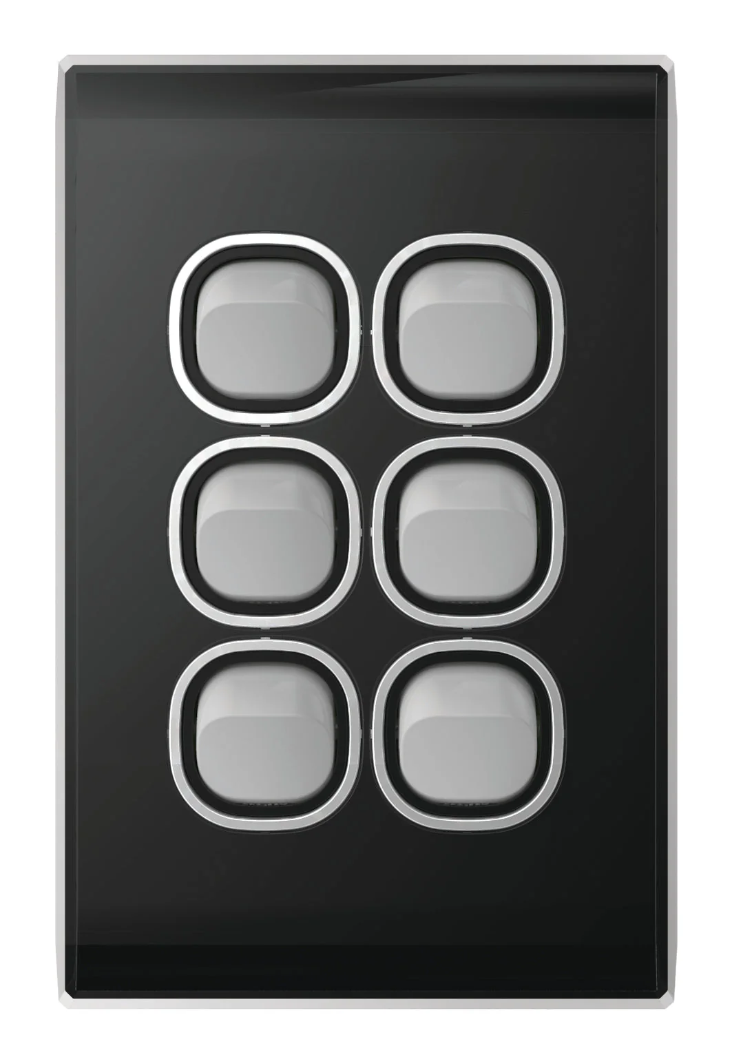 Snow Leopard 6 Gang Vertical Switch, Available in 4 Colours - Image 4