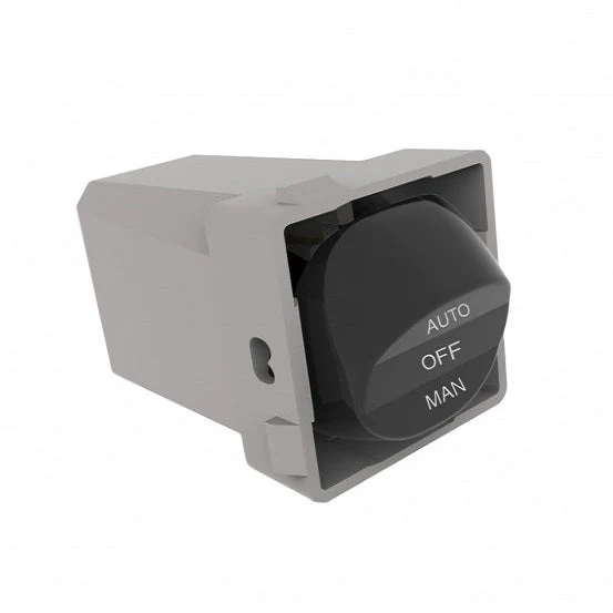 Trader Meerkat Standard 3 Position Switched Mechanism Marked AUTO/OFF/MAN, Available in 4 Colours - Image 2