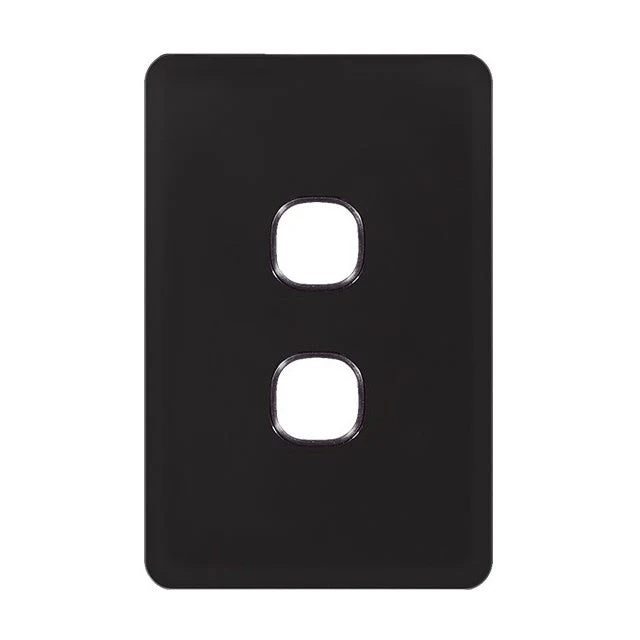 Senoa Simple 2 Gang Grid & Plate Assembly, Available in 2 Colours - Image 2